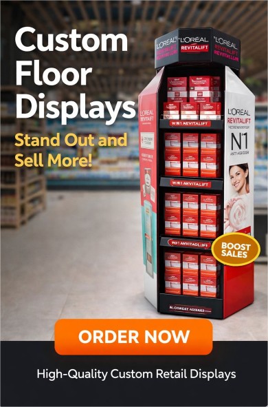 Custom Floor Displays for retail stores